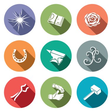 Icon set zanaat kurma