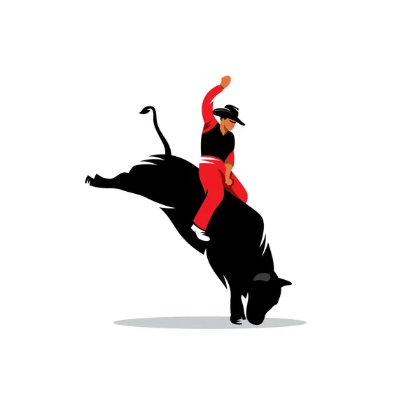 Rodéo signe cow-boy — Image vectorielle