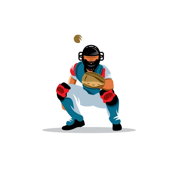 Signo jugador de béisbol — Vector de stock