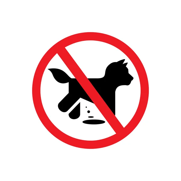 No dogs  sign icon — Stock Vector