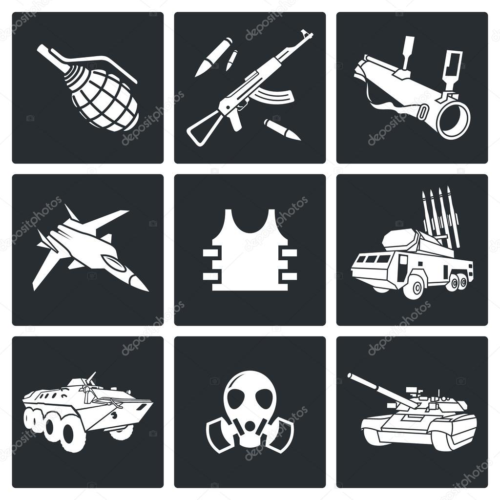 Weapons Icons set