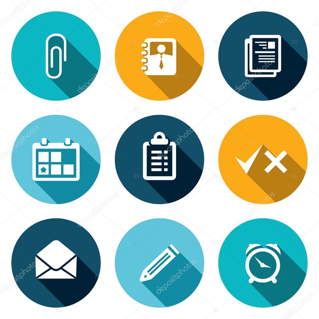 Office icons set