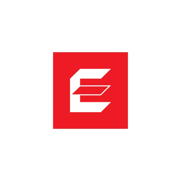 Signe de l'icône C et E — Image vectorielle