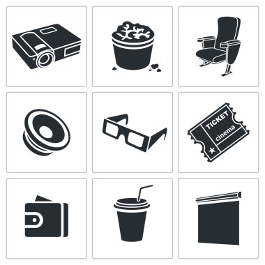 Sinema Icons Set ziyaret