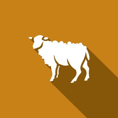 Koyun hayvan simgesi.