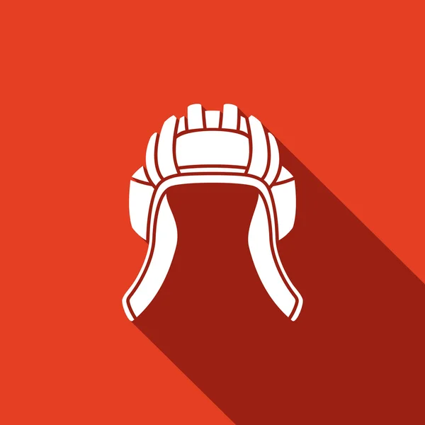 Icono del casco del tanque . — Vector de stock