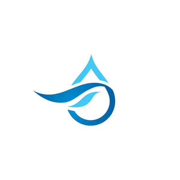 Prémiové čisté vody abstraktní znak — Stockový vektor