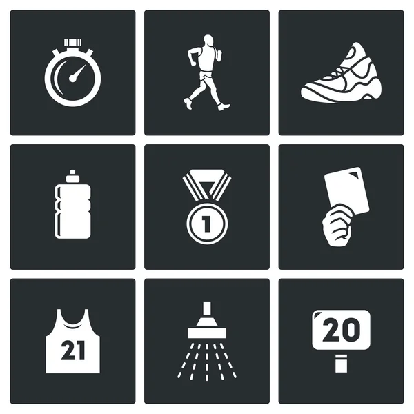 Walking  Sport icons. — Stock Vector