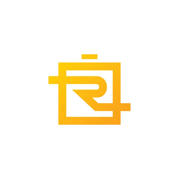 Sign of  letter R logo Stock Illustration