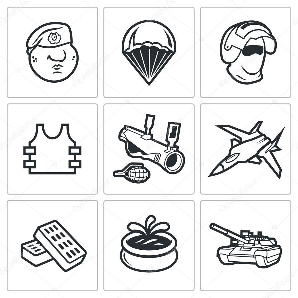 Russian Special Forces Icons.