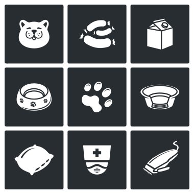 beyaz kedi simgeleri