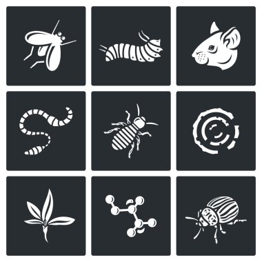 Parazitler Icons set