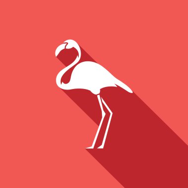 Beyaz Flamingo simgesi