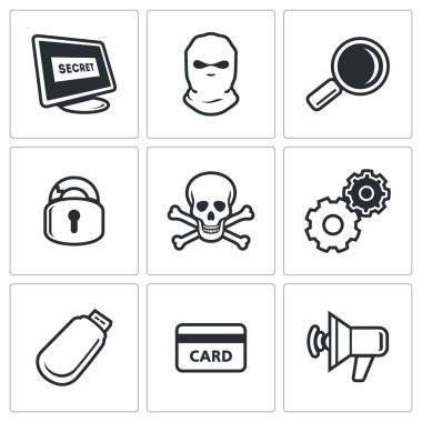 Hacker Icons set