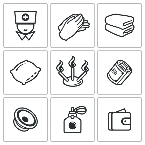 aromaterapi ve spa simgeleri