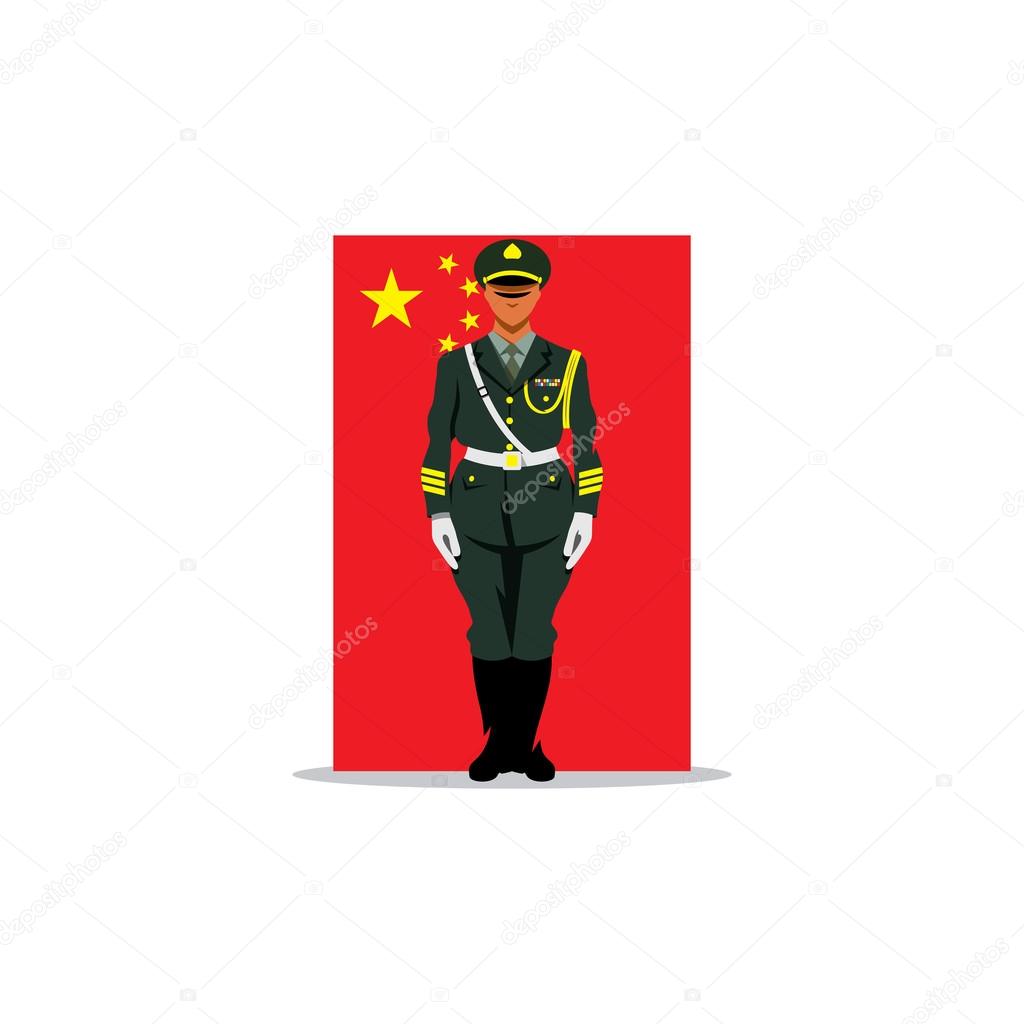 Chinese guard sign.