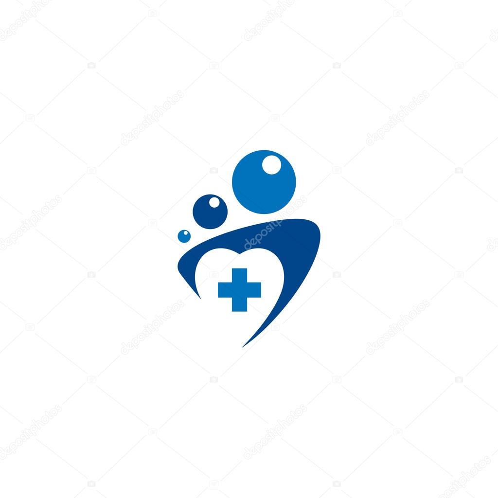 Family medicine practice abstract sign. Branding Identity Corporate logo design template Isolated on a white background