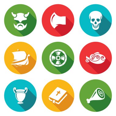 Viking Icons set