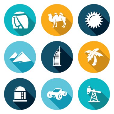 Arap Emirlikleri Icons Set