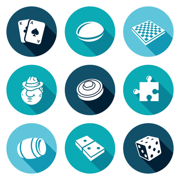 Board games Icons Set