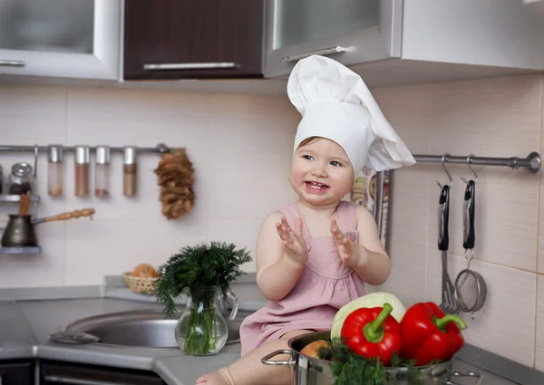 Little Chef is happy