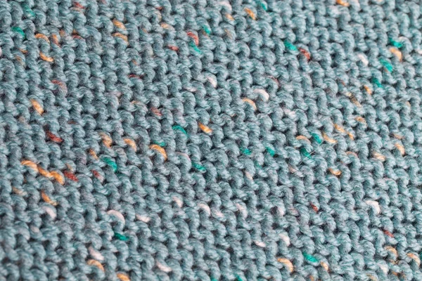 Tissu tricoté en fil coloré — Photo
