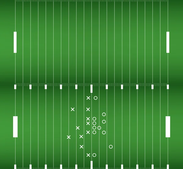 Set di campo di calcio americano sfondo eps10 vettore — Vettoriale Stock