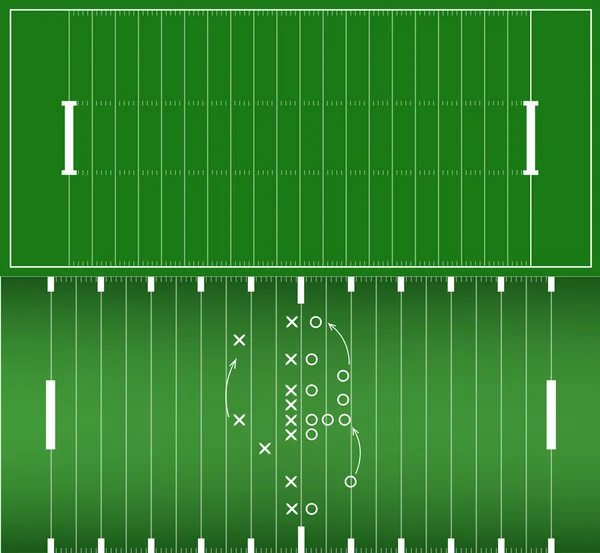 ( 영어 ) American football field background eps10 vector — 스톡 벡터