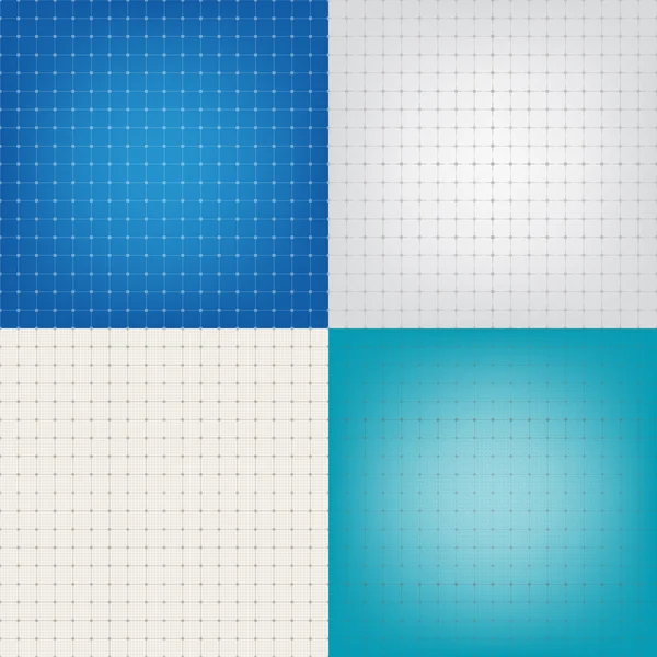 Set technical paper background grid illustration EPS10 — Stock Vector