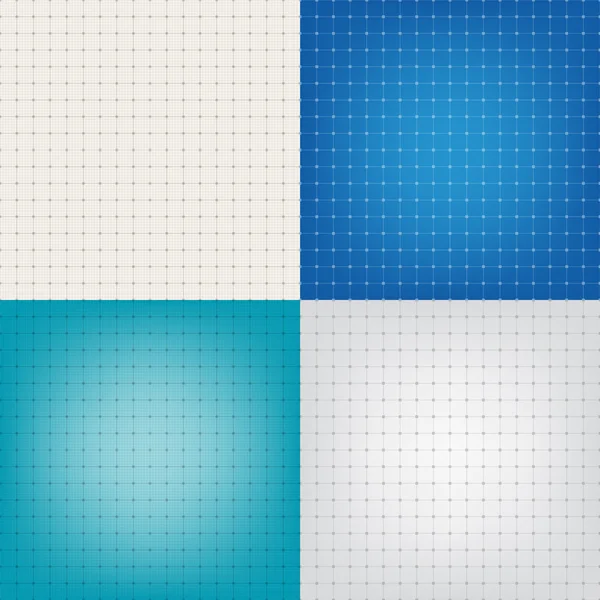 Set technical paper background grid illustration EPS10 — Stock Vector