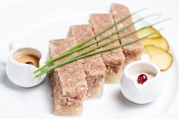 Jellied meat dish Stock Image