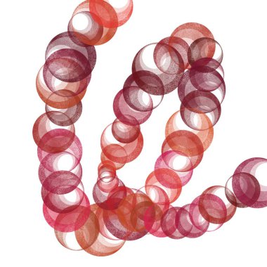 Kırmızı su renk vuruşunun soyut sanat tasarımı arka planı, arka planda bol miktarda kan hücresi.