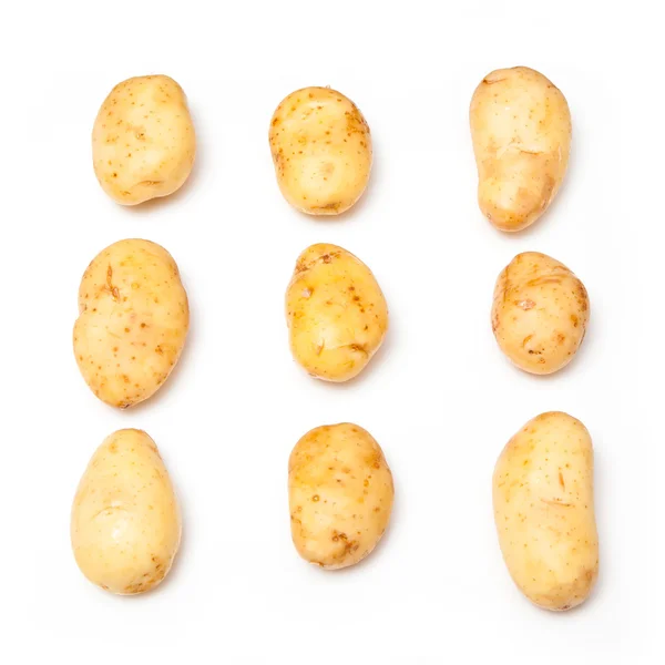 Surowe ziemniaki białe — Zdjęcie stockowe