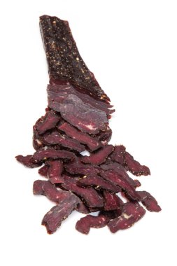 Güney Afrika biltong parça
