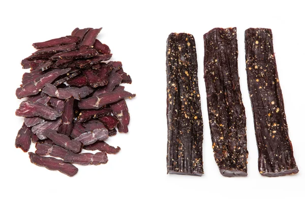 Sticks of South African biltong — Stock Photo, Image