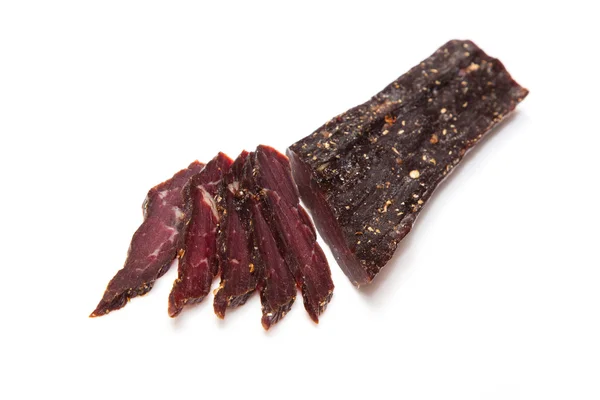 Bastone del biltong sudafricano Immagine Stock