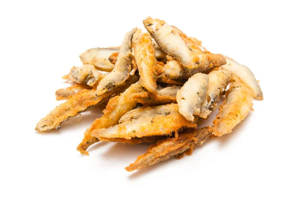 Battered whitebait fish — Stock Photo, Image