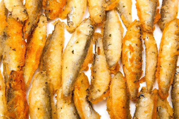 Battered whitebait fish — Stock Photo, Image