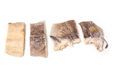 tuzlu Morina balığı parçaları