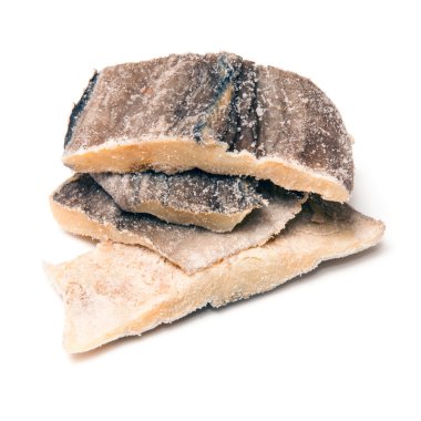 tuzlu Morina balığı parçaları