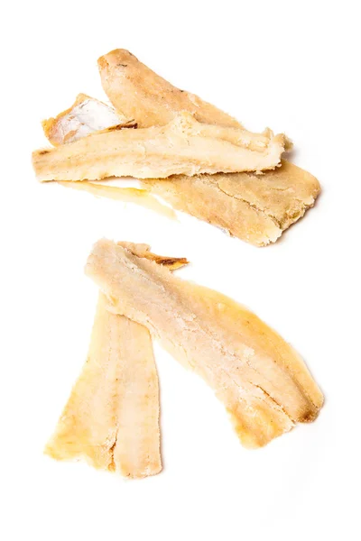 Trozos de pescado de bacalao salado — Foto de Stock