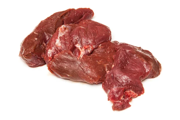 Kenguru steak elszigetelt fehér background. — Stock Fotó