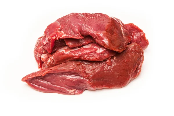 Kangoeroe steaks geïsoleerd op een witte achtergrond. — Stockfoto