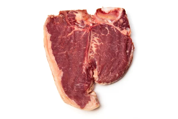 T-Bone steak geïsoleerd op een witte studio achtergrond. — Stockfoto
