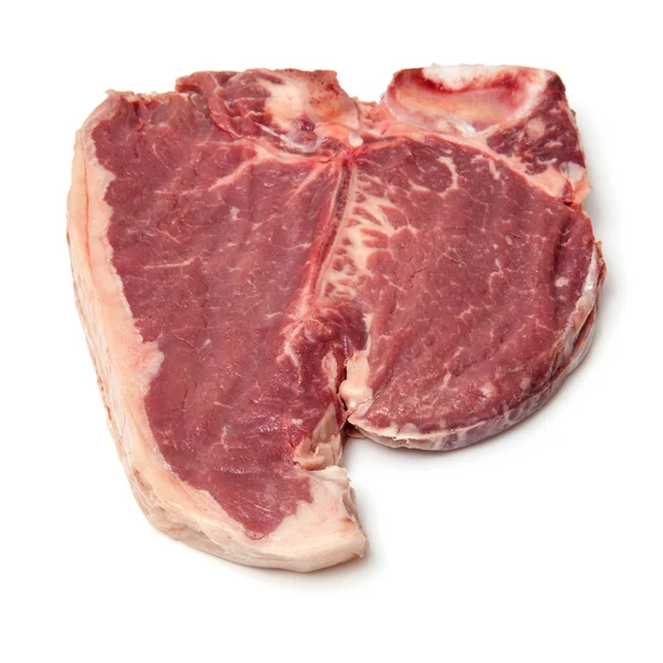 T-Bone steak izole bir arka planda beyaz studio. — Stok fotoğraf