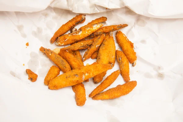 Weißbrot frisch aus dem Fisch- und Chip-Laden. — Stockfoto