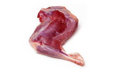 Geyik eti kırbaçlıyor yakın çekim