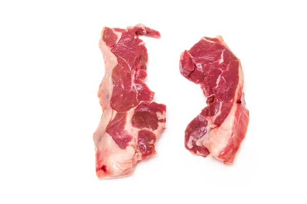 Bifes de perna de carne de cabra — Fotografia de Stock