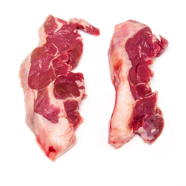 Viande de chèvre jambon steaks — Photo