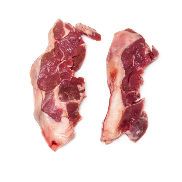 Kozí maso noha steaky — Stock fotografie